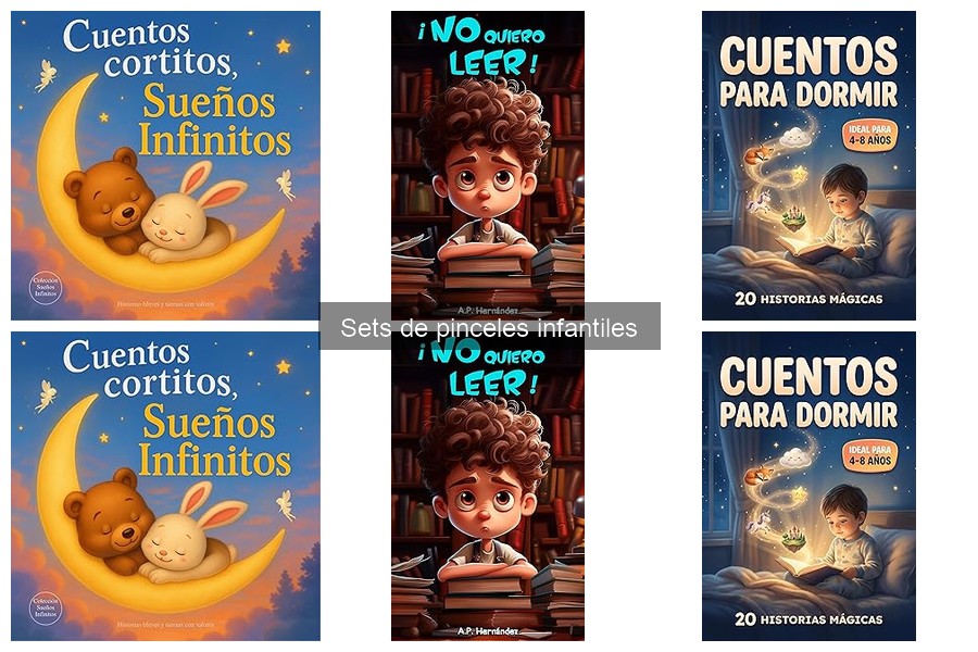 Ideas creativas con sets de pinceles infantiles