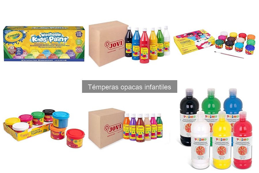 Ideas creativas con témperas opacas infantiles para divertirse