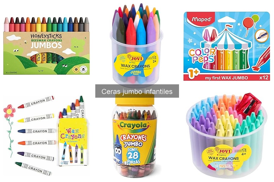 Ideas Creativas de Manualidades con Ceras Jumbo para Niños
