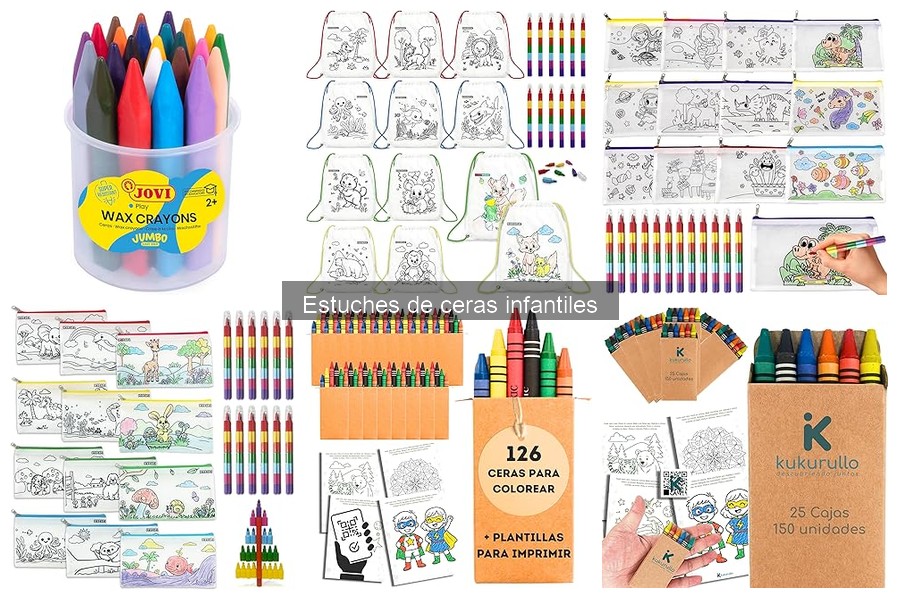 Ideas creativas de manualidades con ceras para niños