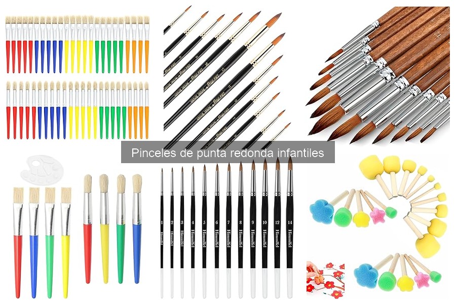 Ideas creativas de manualidades con pinceles de punta redonda