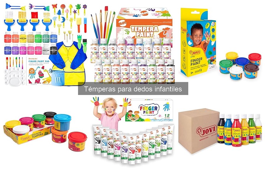 Ideas creativas de manualidades con témperas para dedos