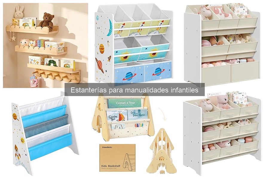 Ideas creativas para decorar con estanterías infantiles
