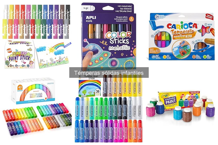 Ideas creativas para manualidades con témperas sólidas