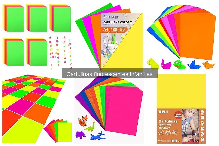 Ideas creativas para usar cartulinas fluorescentes en manualidades