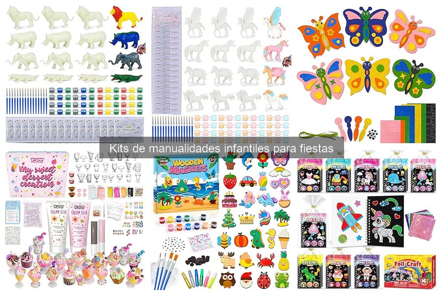 Ideas Creativas para Usar Kits de Manualidades en Fiestas