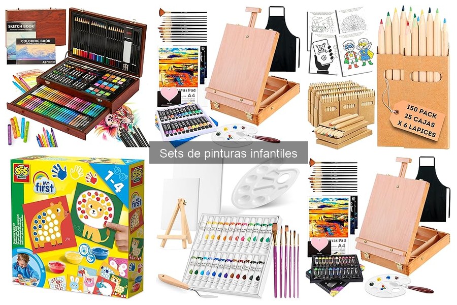 Ideas creativas para usar sets de pinturas infantiles