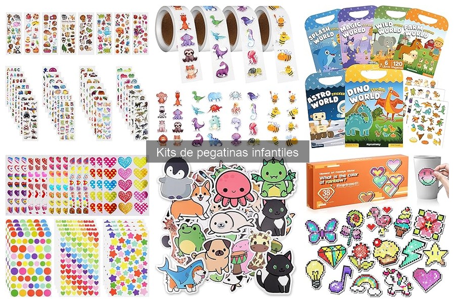 Ideas creativas para utilizar kits de pegatinas infantiles
