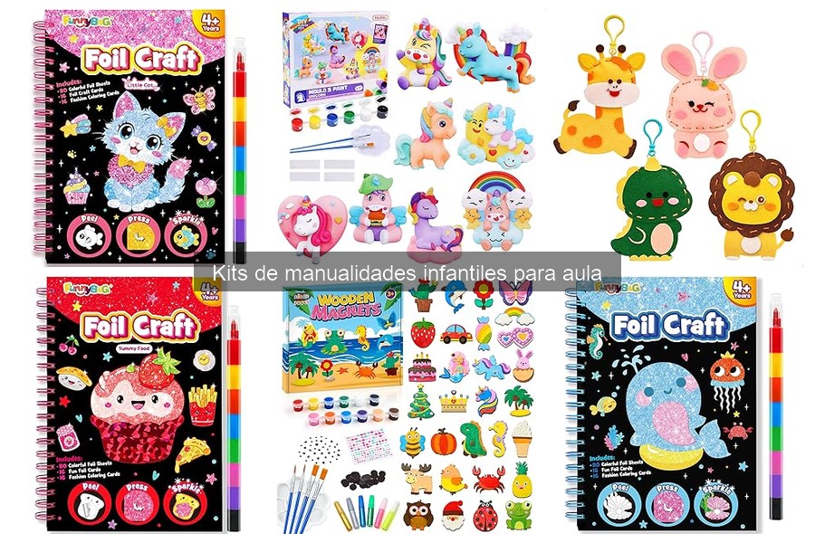 Kits de manualidades infantiles para aula: ¿Qué son y sus beneficios?