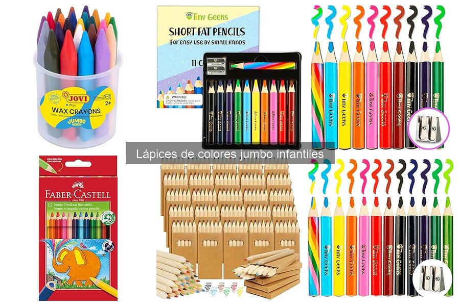 Lápices de colores jumbo: ¿Son ideales para principiantes?