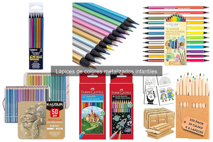 Lápices de Colores Metalizados Infantiles: Características Clave