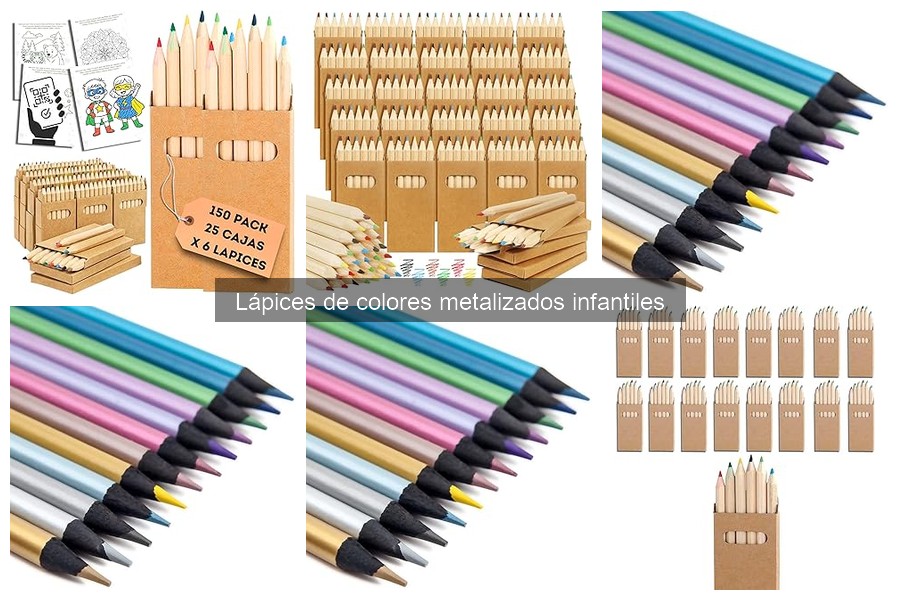 Lápices de colores metalizados vs. marcadores: cuál elegir