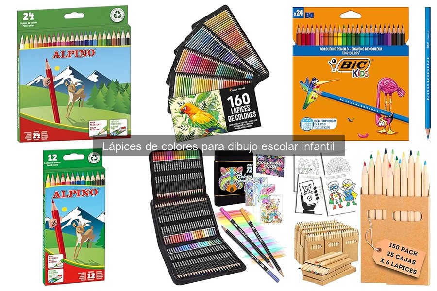 Lápices de Colores para Dibujar en Superficies Específicas