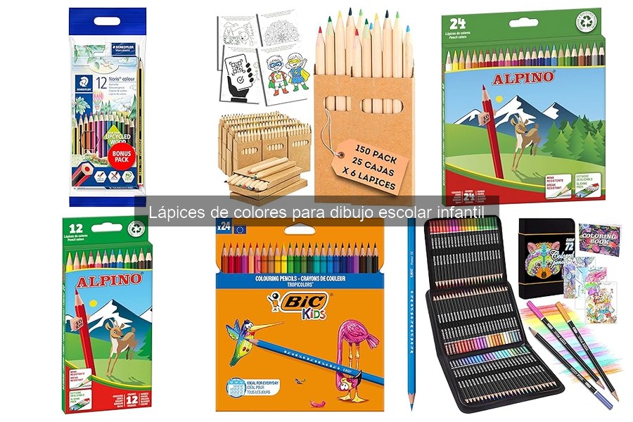 Lápices de colores seguros para niños: las mejores opciones