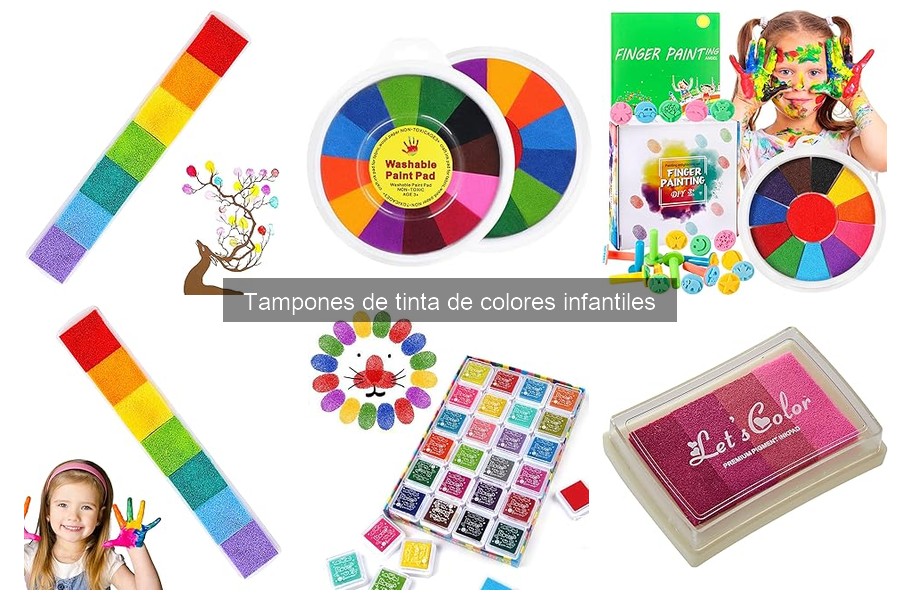 Las Mejores Marcas de Tampones de Tinta de Colores Infantiles