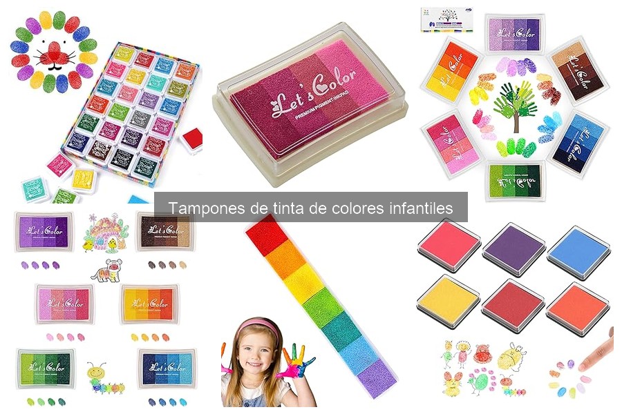 Mantenimiento y limpieza de tampones de tinta infantiles