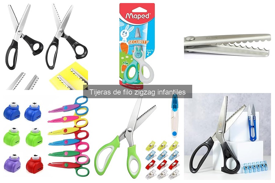 Manualidades creativas para niños con tijeras zigzag