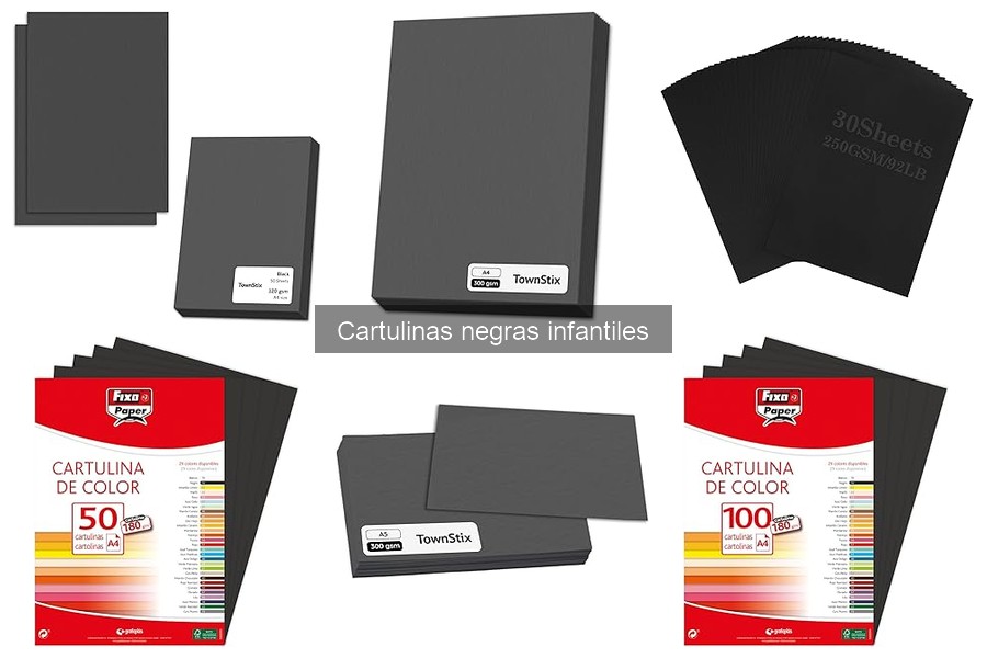 Manualidades Simples con Cartulinas Negras para Niños