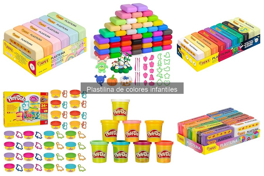 Materiales complementarios ideales para plastilina infantil