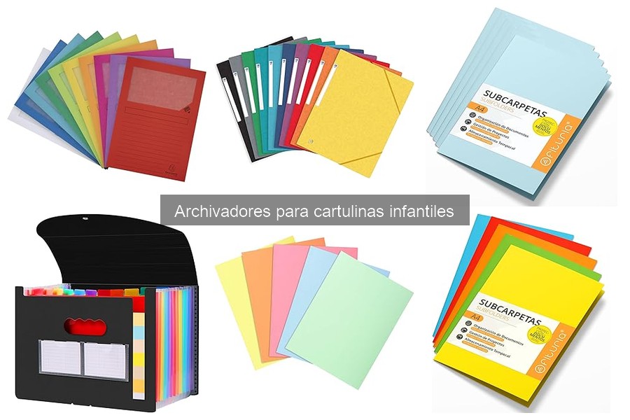 Mejores archivadores para cartulinas infantiles 2023