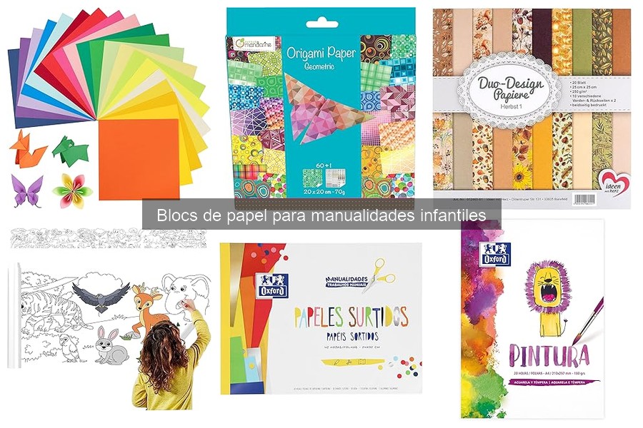 Mejores blocs de papel para manualidades según la edad