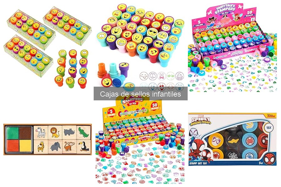 Mejores cajas de sellos infantiles para creatividad y diversión