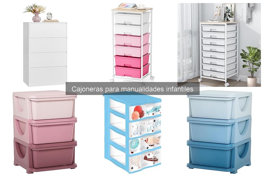 Mejores cajoneras para manualidades infantiles en 2023