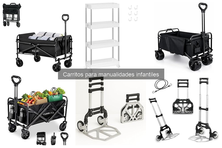 Mejores carritos para manualidades infantiles según edad