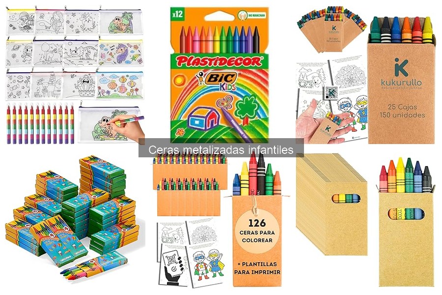 Mejores ceras metalizadas para niños: comparativa 2023