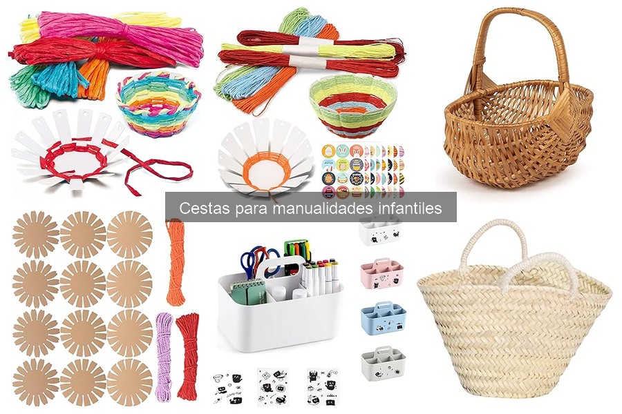 Mejores cestas para manualidades infantiles según la actividad