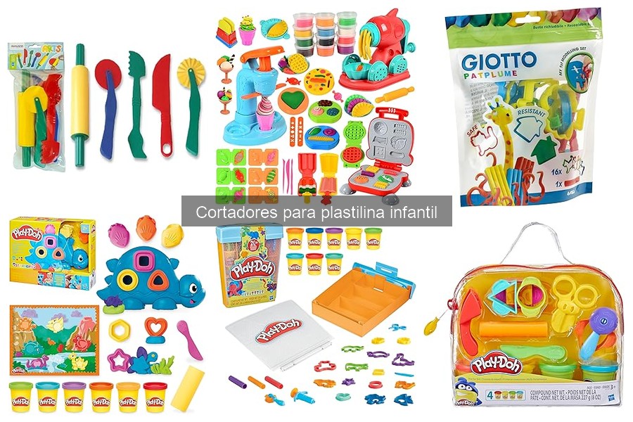 Mejores cortadores de plastilina para manualidades infantiles