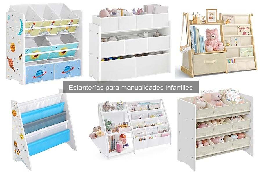 Mejores estanterías para manualidades infantiles en 2023