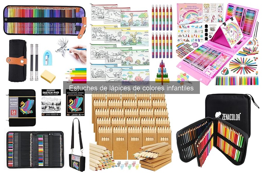 Mejores estuches de lápices de colores infantiles 2023