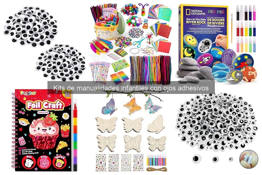 Mejores kits de manualidades infantiles con ojos adhesivos