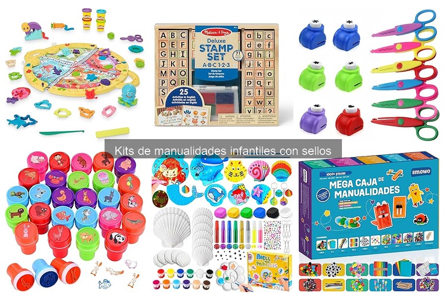 Mejores kits de manualidades infantiles con sellos creativos
