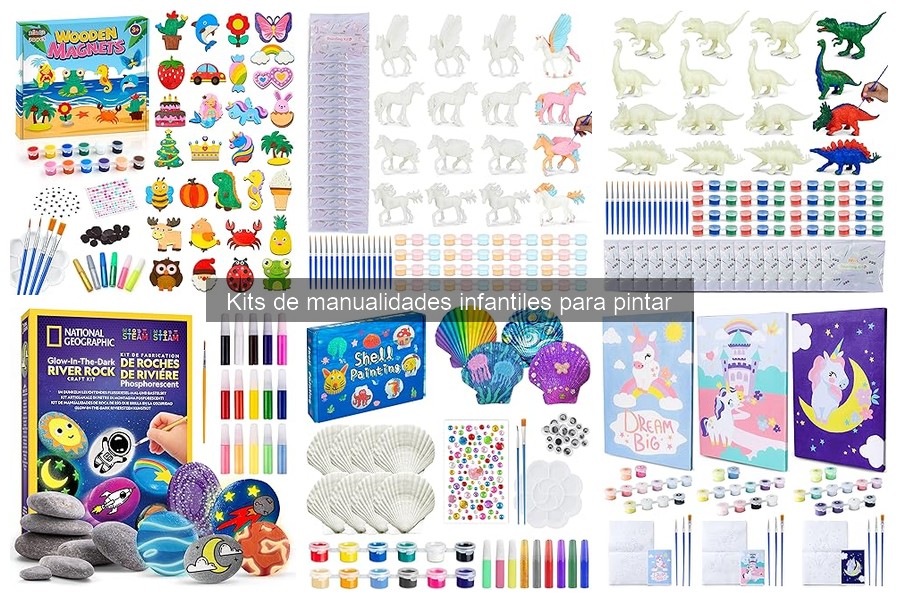 Mejores kits de manualidades infantiles para pintar por edad