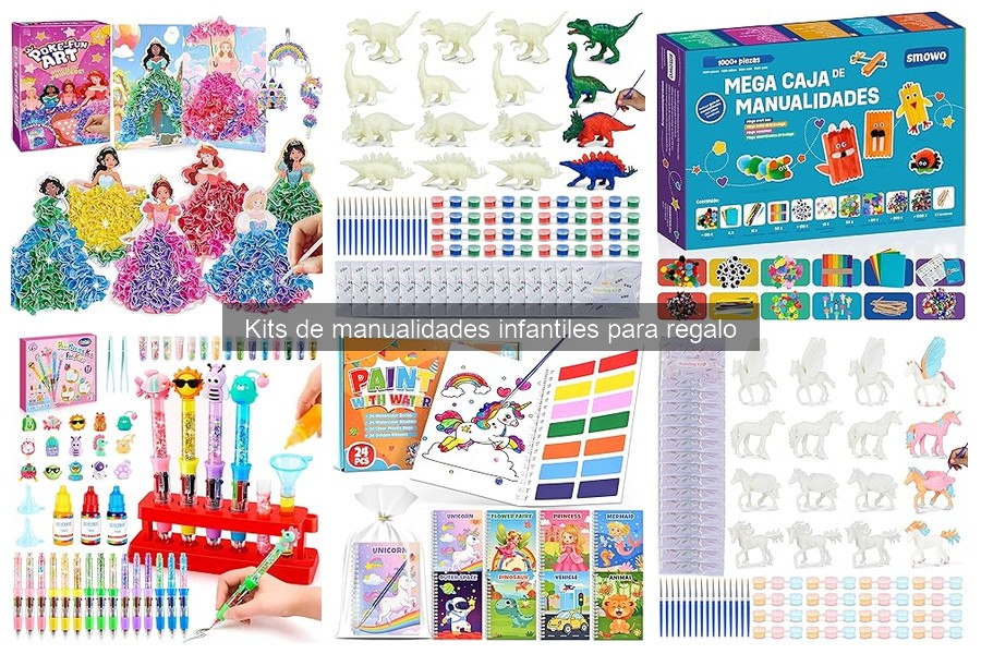 Mejores kits de manualidades infantiles para regalar en cumpleaños