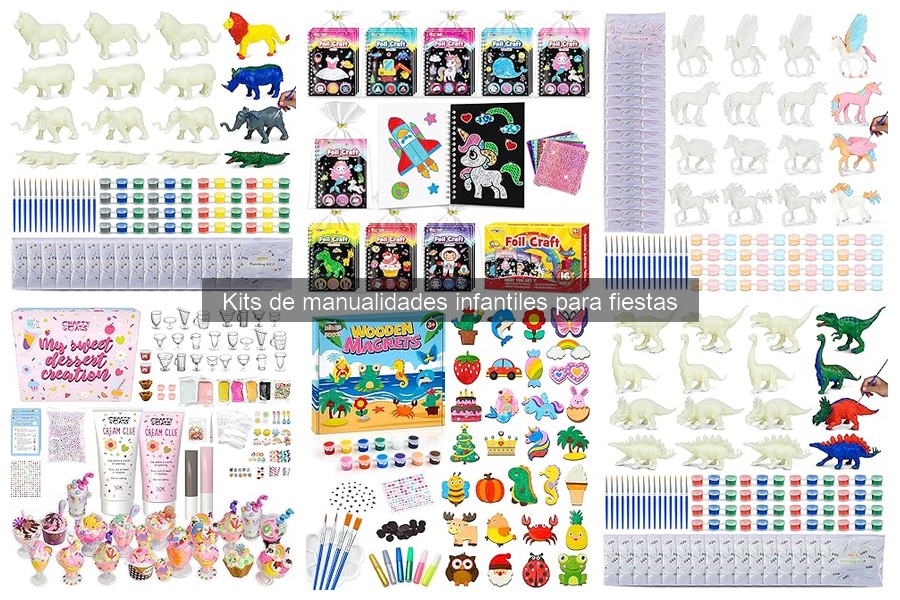 Mejores kits de manualidades para fiestas de cumpleaños