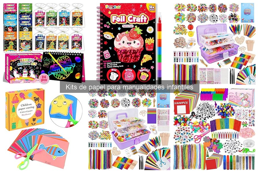 Mejores kits de papel para manualidades infantiles 2023