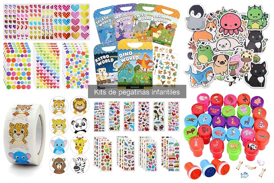 Mejores kits de pegatinas infantiles: guía comparativa
