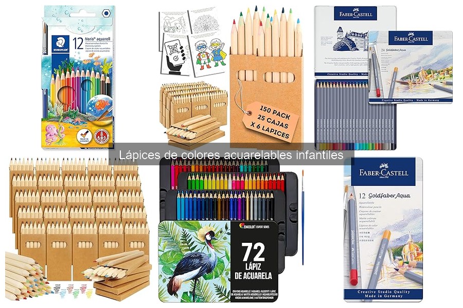 Mejores lápices de colores acuarelables para niños