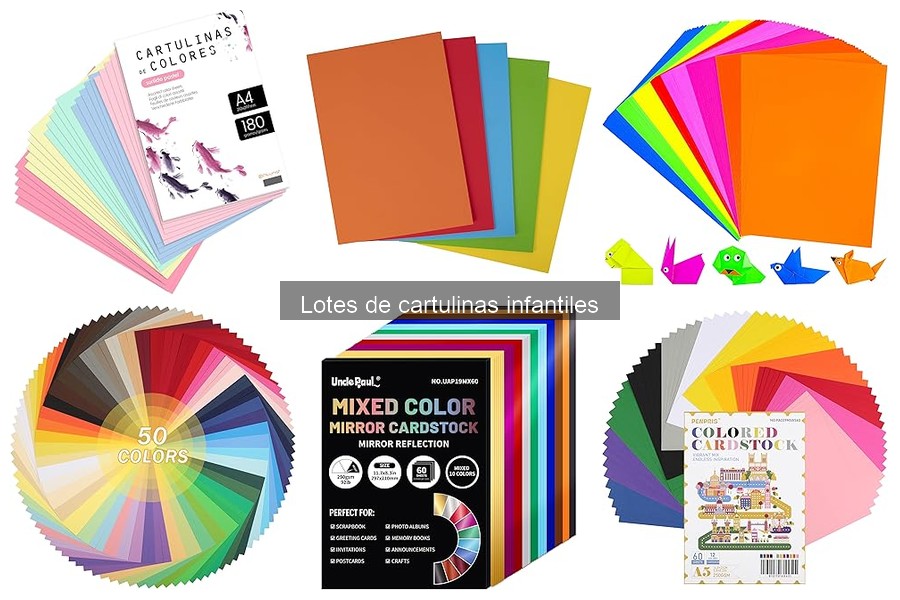 Mejores Lotes de Cartulinas para Niños en 2023