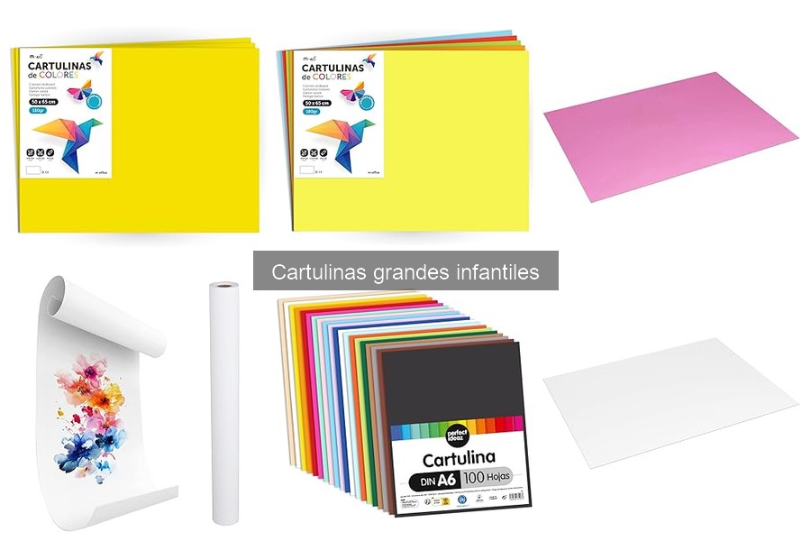 Mejores lugares para comprar cartulinas grandes infantiles
