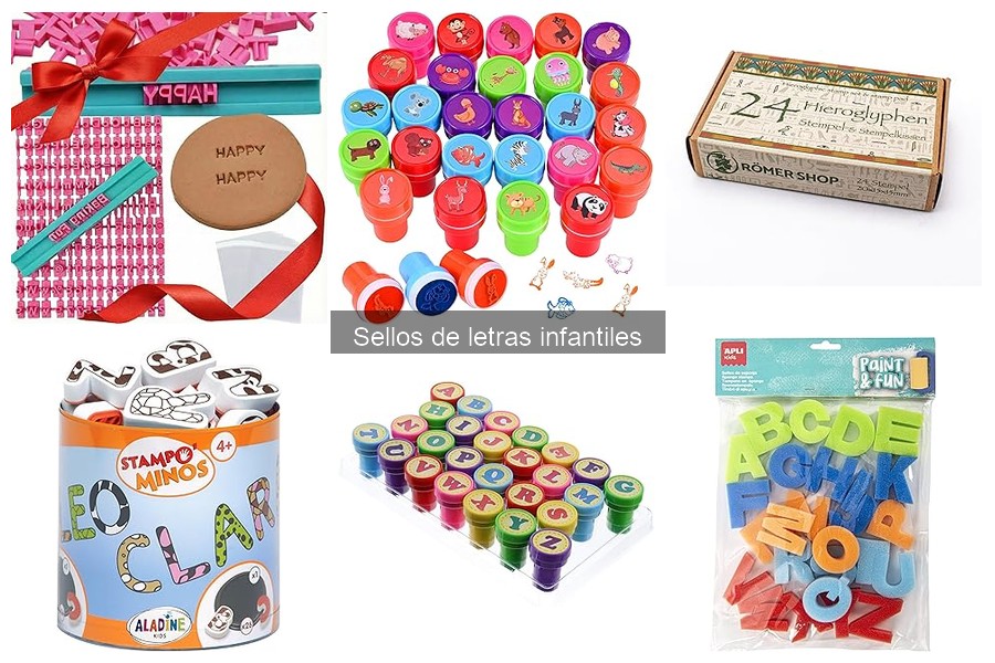 Mejores lugares para comprar sellos de letras infantiles