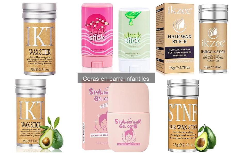 Mejores marcas de ceras en barra infantiles para tus hijos