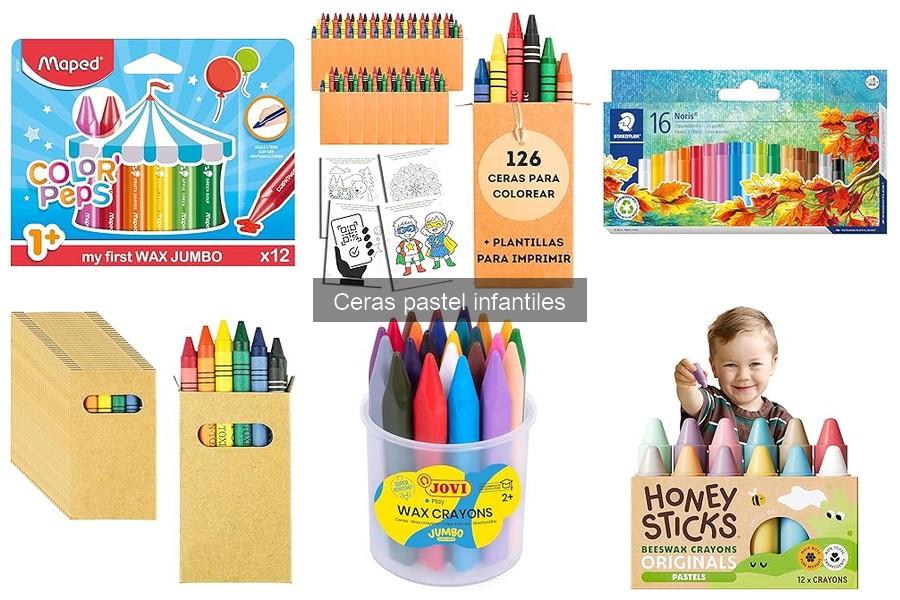 Mejores marcas de ceras pastel infantiles en 2023