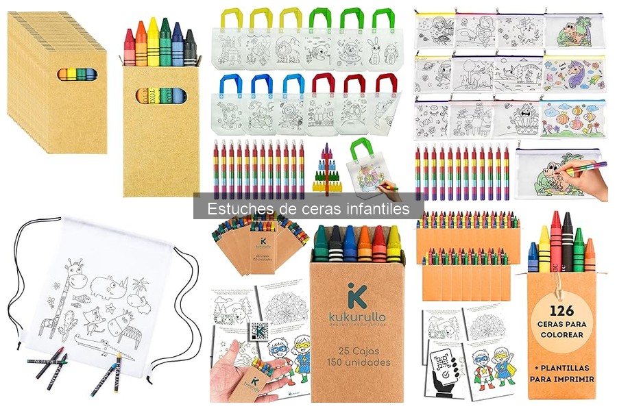 Mejores marcas de estuches de ceras infantiles en 2023
