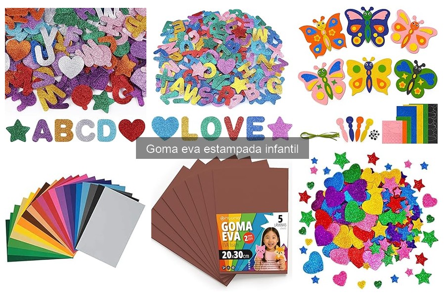 Mejores marcas de goma eva estampada para manualidades