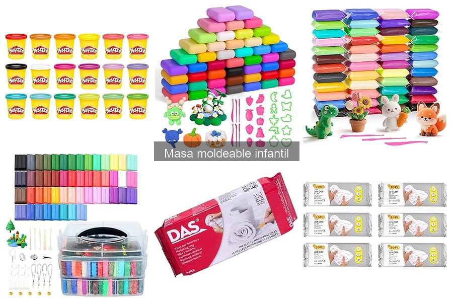 Mejores marcas de masa moldeable infantil para tus manualidades