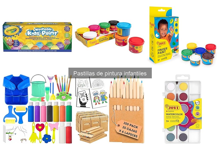Mejores marcas de pastillas de pintura para niños comparativa